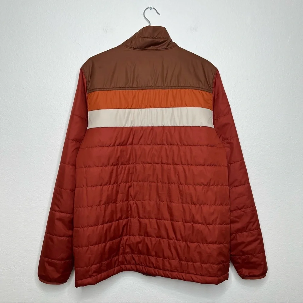 L.L. Bean Orange Mountain Classic Water Repellent Puffer Jacket Color-Block L - Picture 5 of 7